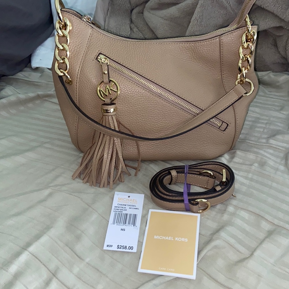 NWT Tan Michael Kors Purse